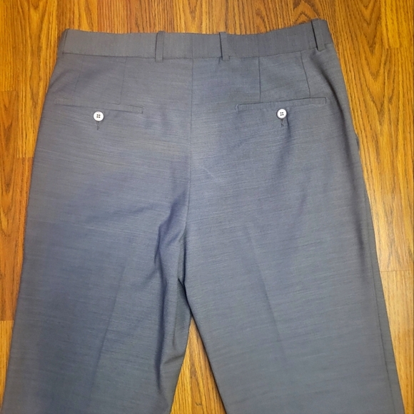 Gala G Men’s Dress Pants 50% Wool Blend charcoal grey–Size 34 Made In Canada A89 - Picture 9 of 9